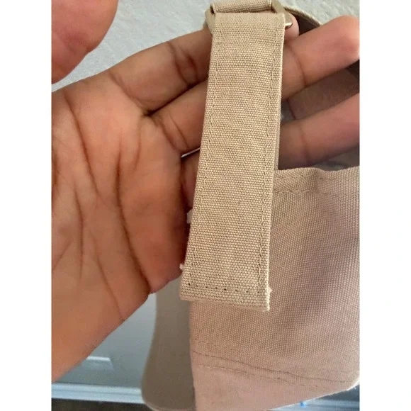 Michael Kors MK Logo Baseball Cap Hat Tan Khaki Adjustable One Size Mens Womens - Picture 5 of 5